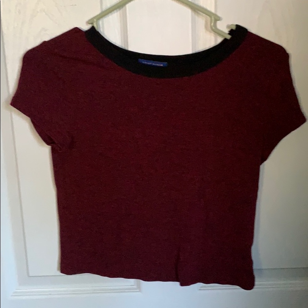 ☀️Ringer tee crop top